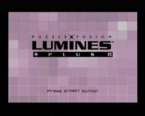 Lumines Plus Title Screen